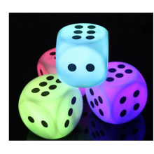 Promotional Night Club Bar, 7 Colour Rounded Dice Night Light